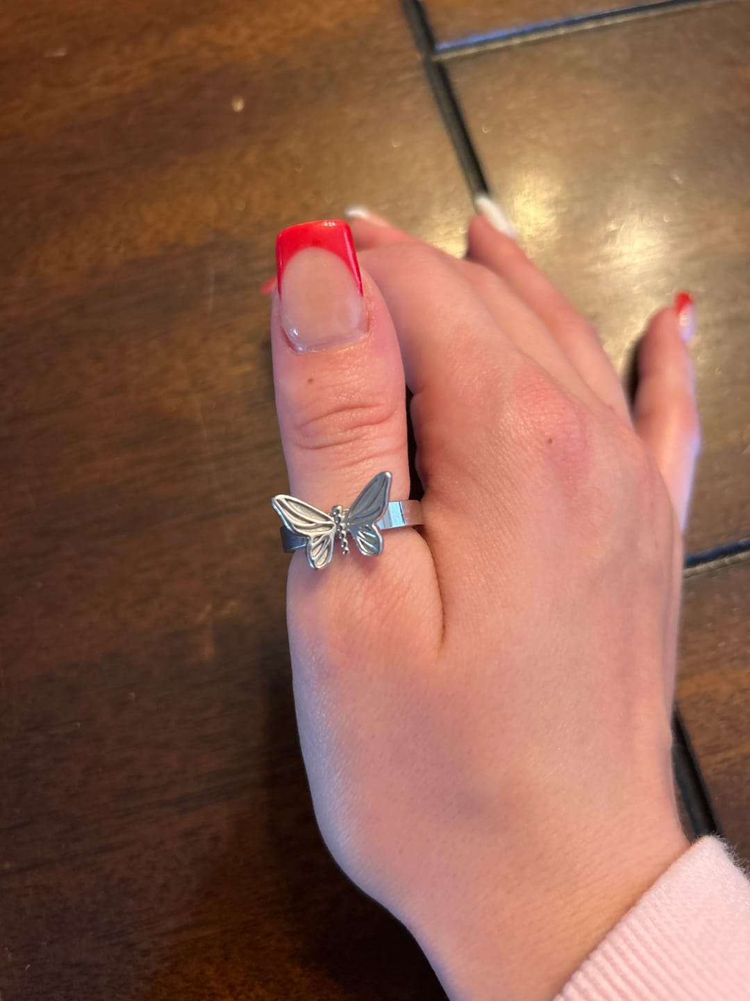 Customer photo review of BUTTERFLY RING