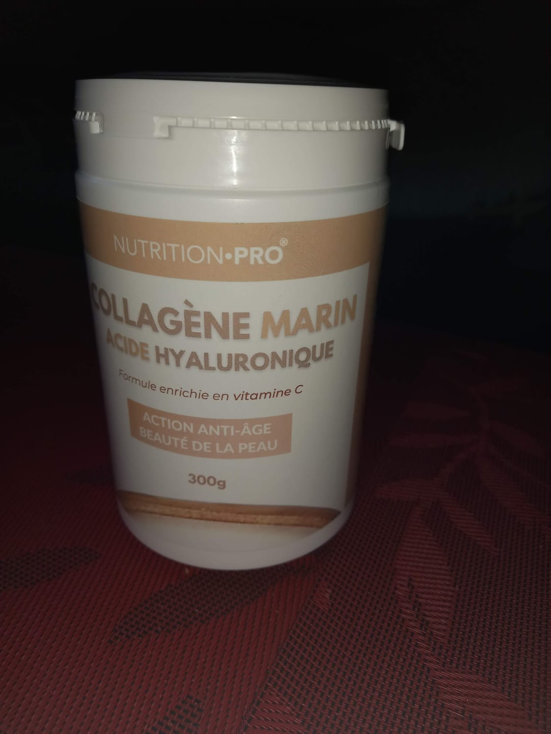 Customer photo review of COLLAGÈNE MARIN NATICOL® / ACIDE HYALURONIQUE (EN POUDRE) - 300G