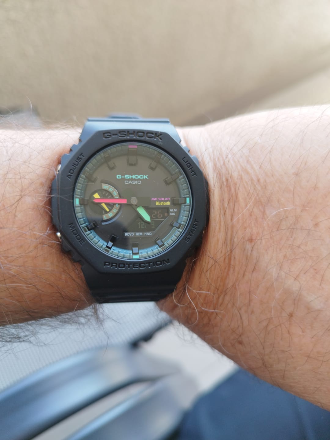Customer photo review of Reloj Casio G-Shock Tough Solar "Casioak" GA-B2100MF-1ADR Bluetooth
