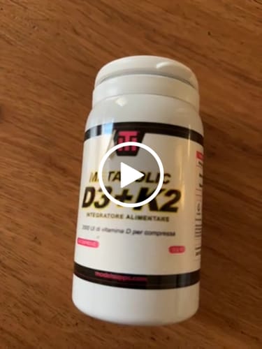Customer video review of Metabolic D3 + K2 - 200 compresse da 2000 UI