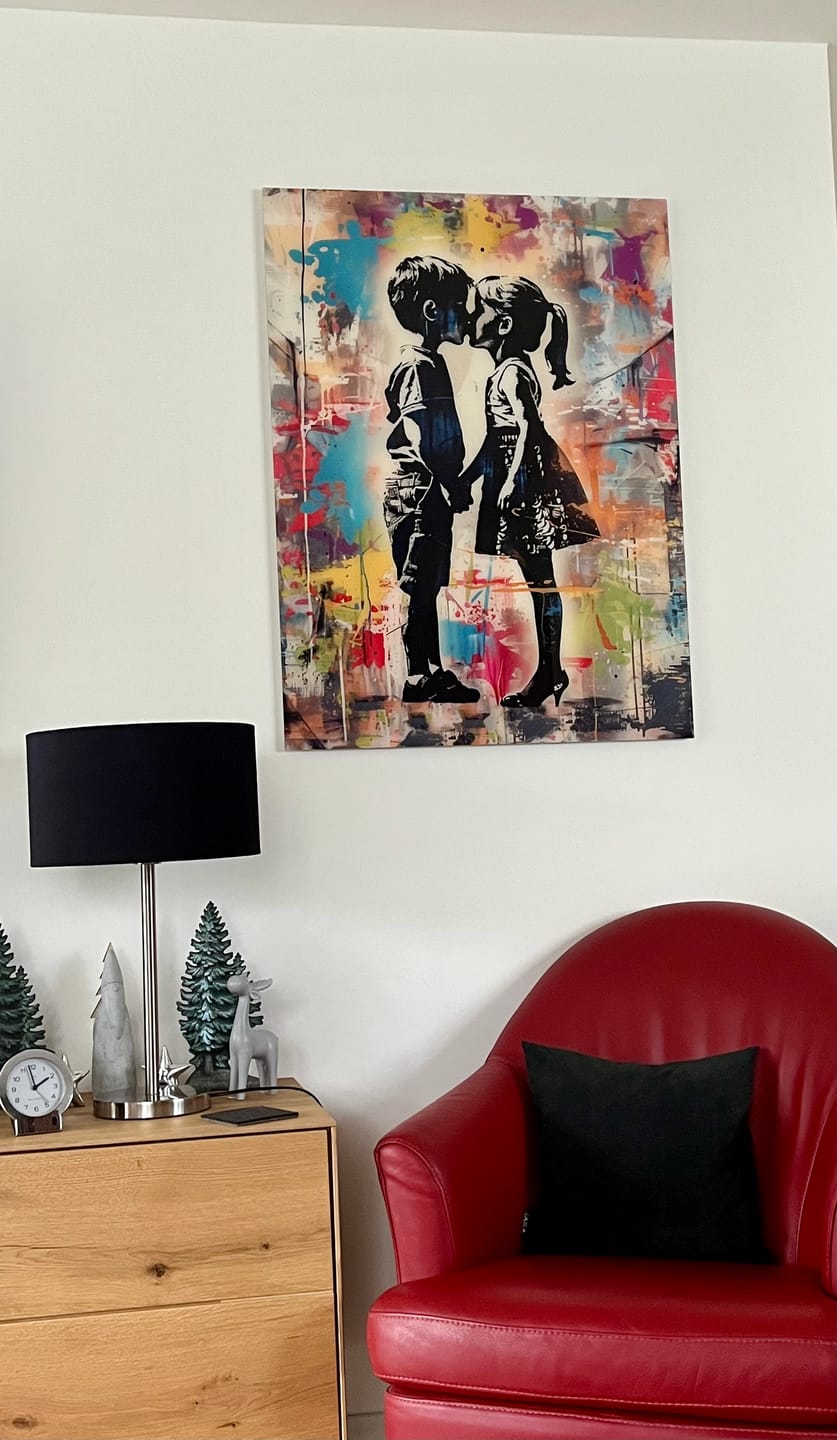 Customer photo review of First Kiss Banksy