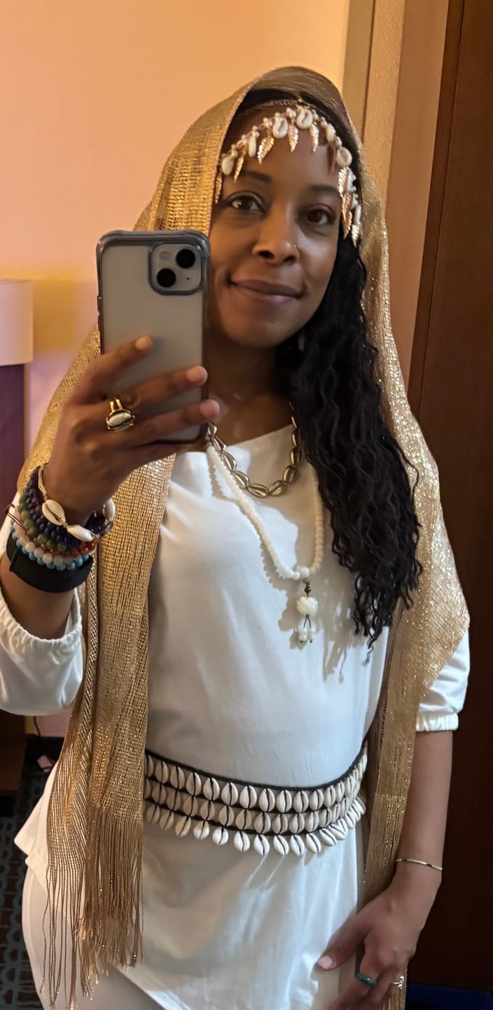 Customer photo review of White Jade Pure River of Calm Mala