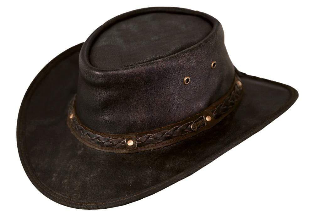 Customer photo review of Outback Trading Co Ironbark Leather Hat