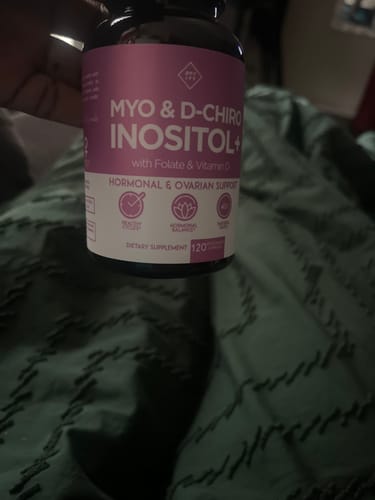 Customer photo review of Inositol+ Capsules - Hormone Balance & Healthy Ovarian Support for Women