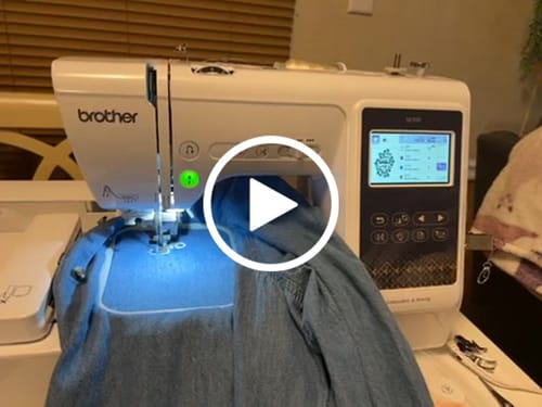 Customer video review of Brother SE700 Sewing & Embroidery Machine