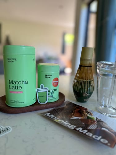 Customer photo review of Strawberry Matcha Latte