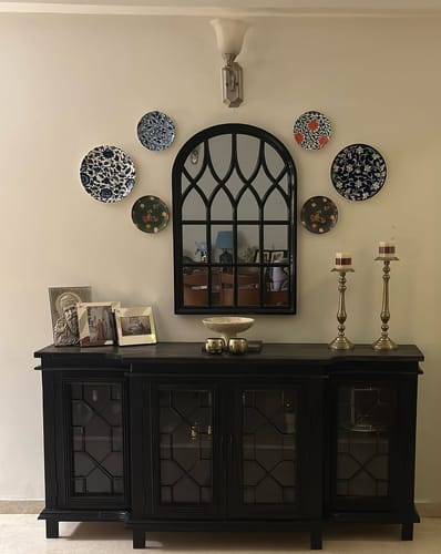Customer photo review of Moroccan Gallery Wall Plates Set of 7, DecorativePlates
