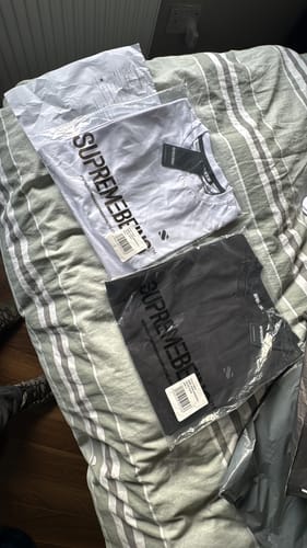 Customer photo review of Atom Oversized Tee - White