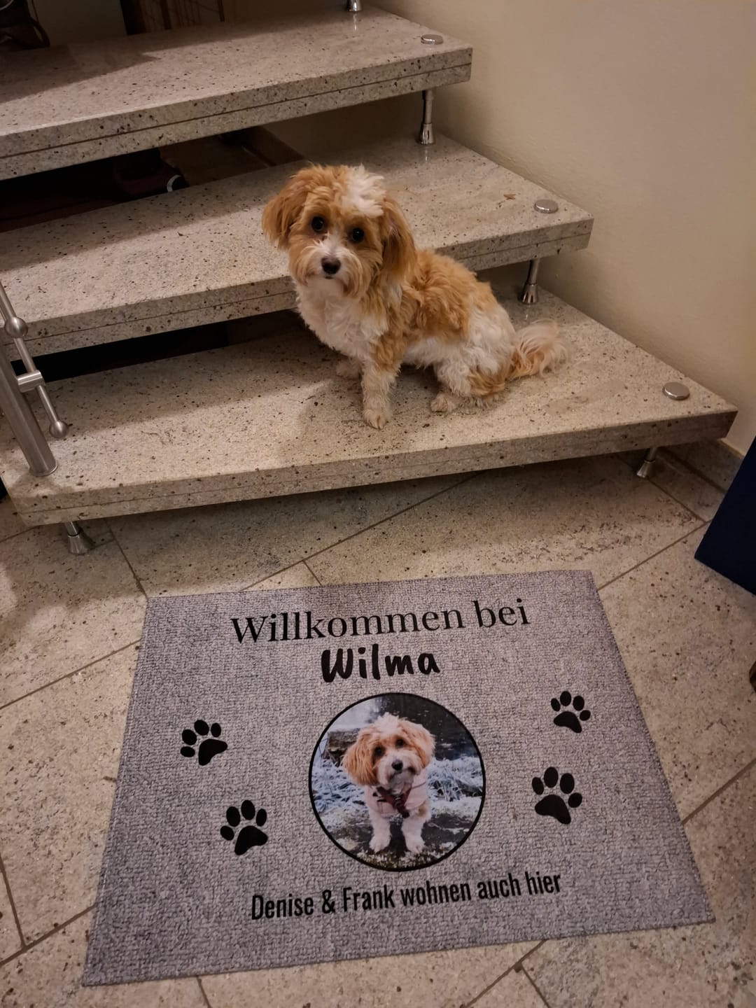 Customer photo review of Eigenes Foto - Individuelle Fußmatte
