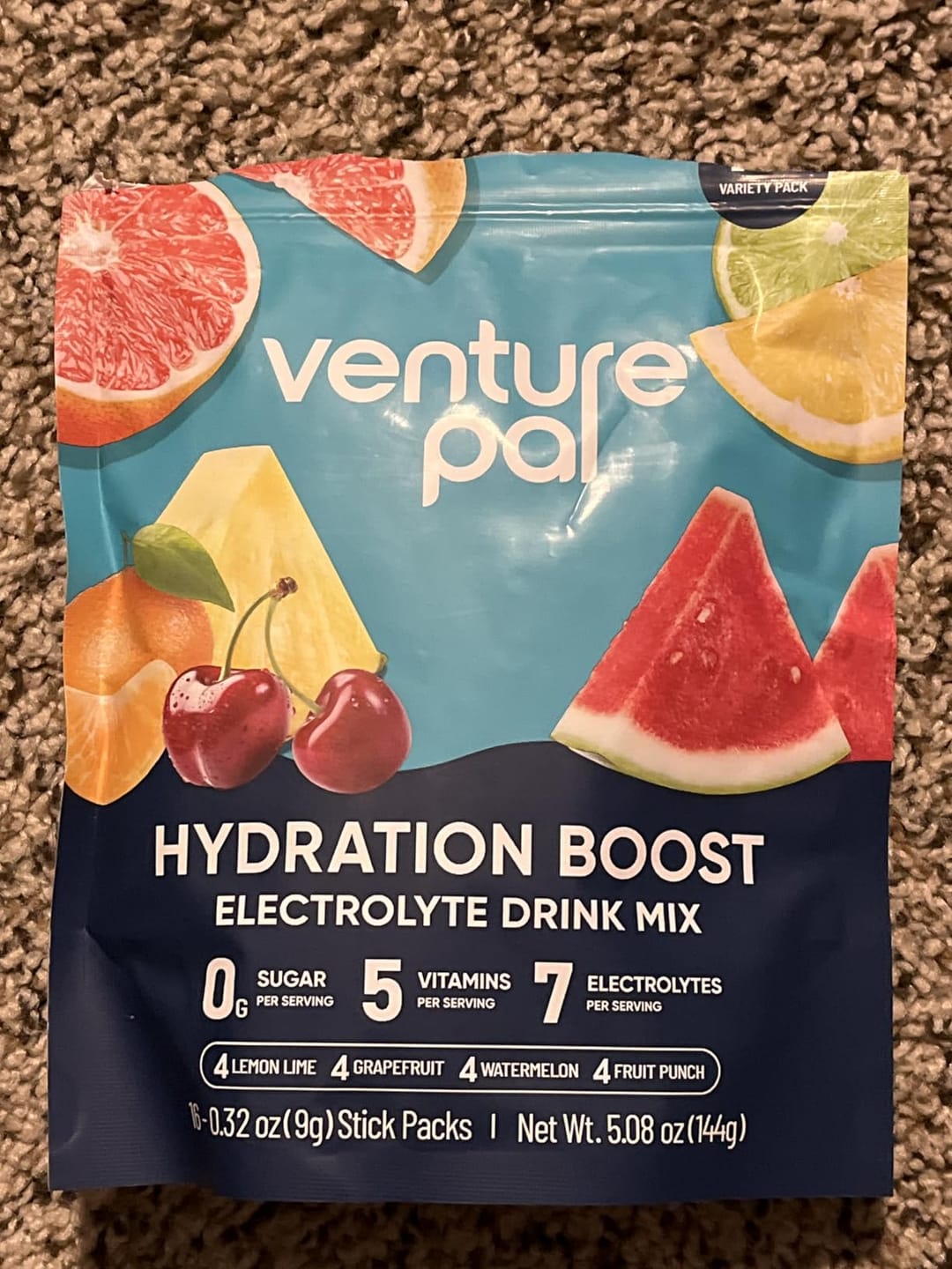 Customer photo review of Sugar Free Electrolyte Powder Packets
