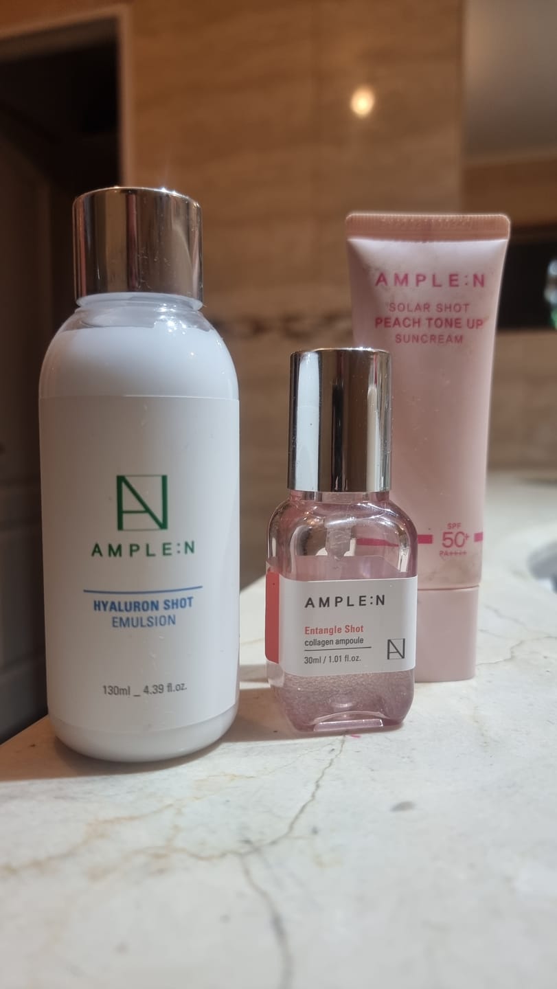 Customer photo review of Sérum Facial Colágeno Redensificador 30ml AMPLEN