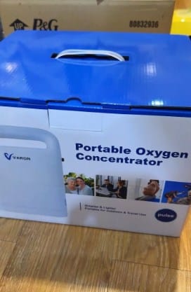 Customer photo review of VARON 5L Pulse Flow Portable Oxygen Concentrator VP-2