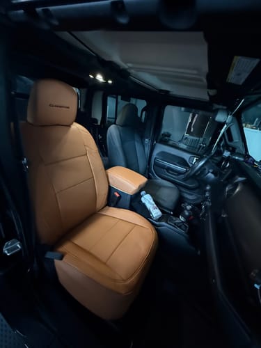 Customer photo review of Custom Fit Center Console Cover