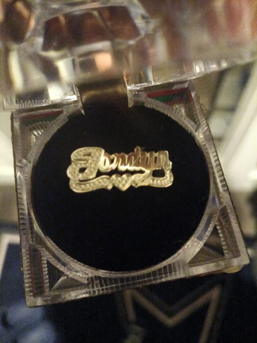 Customer photo review of Personalized Name Ring - Custom Name Ring