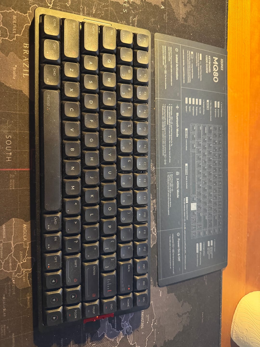 Customer photo review of IQUNIX MQ80 Aluminum Low Profile Mechanical Keyboard