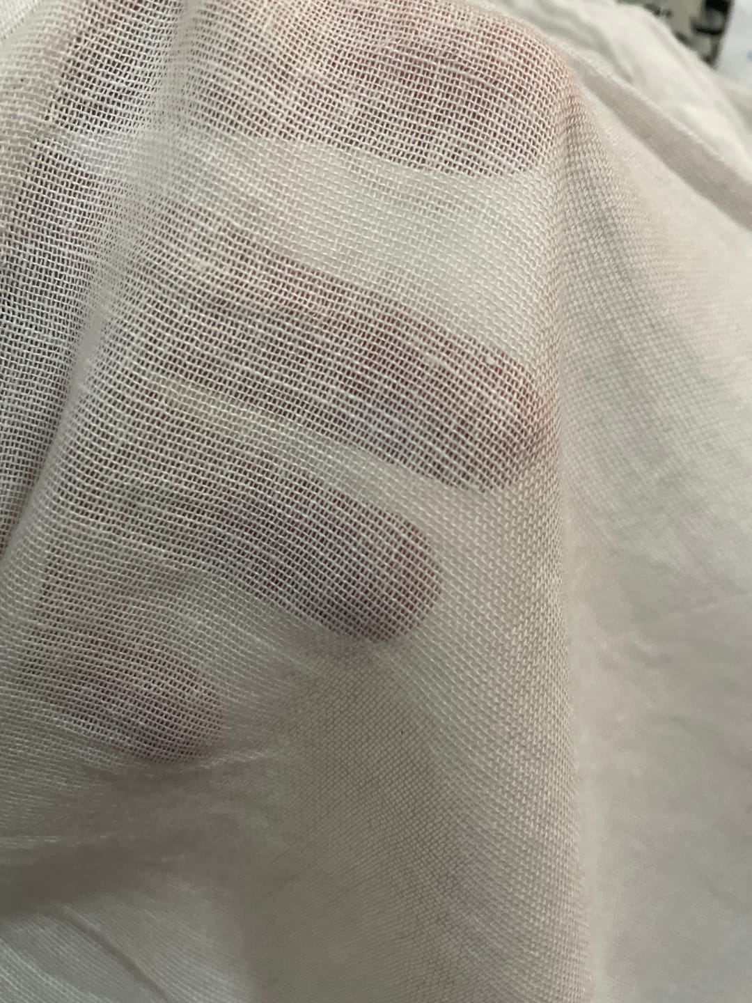 Customer photo review of Plain Muslin Fabric