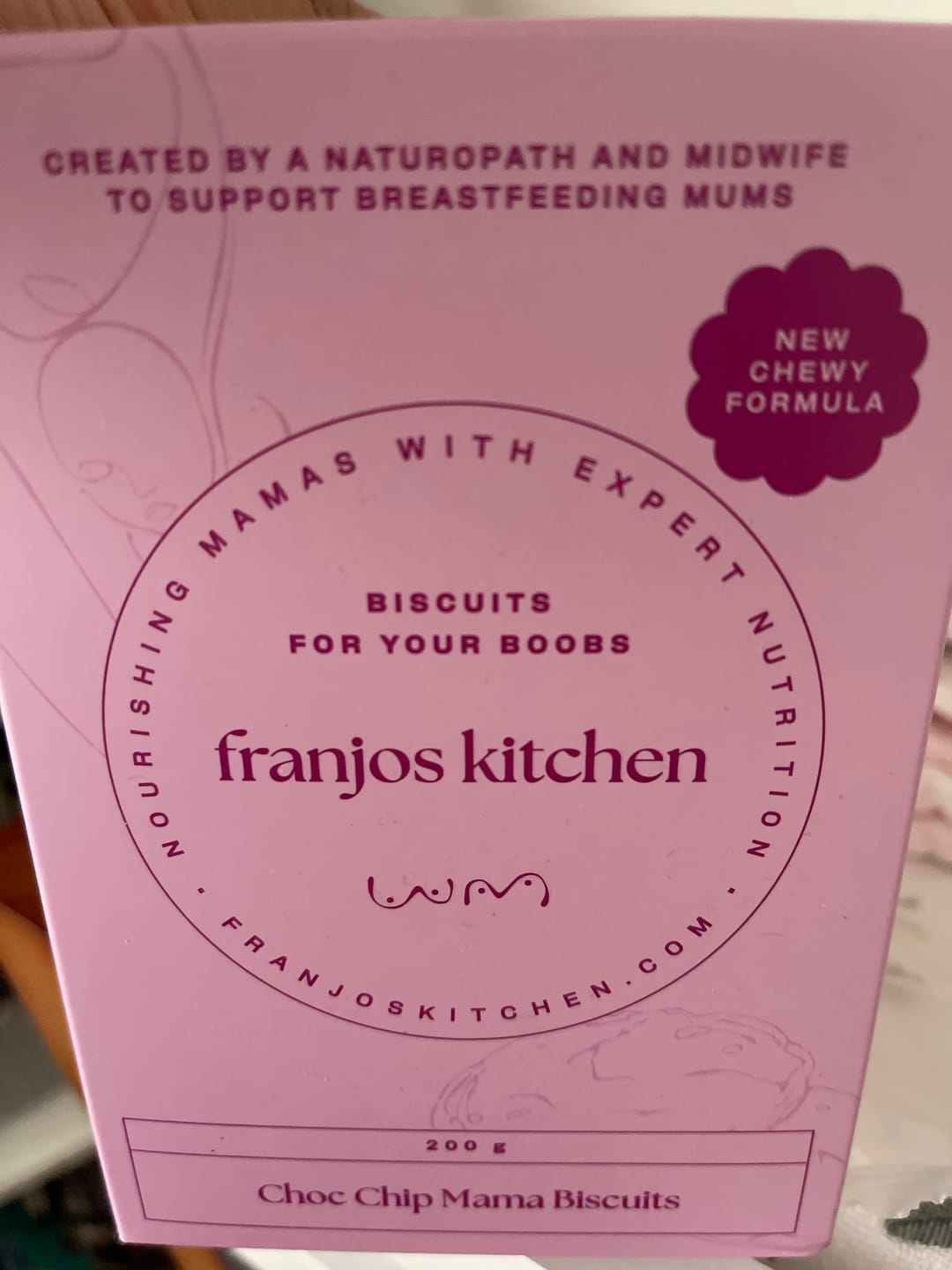 Customer photo review of Chocolate Chip Mama Biscuits
