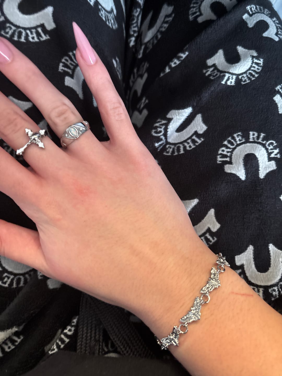 Customer photo review of MOTH BRACELET