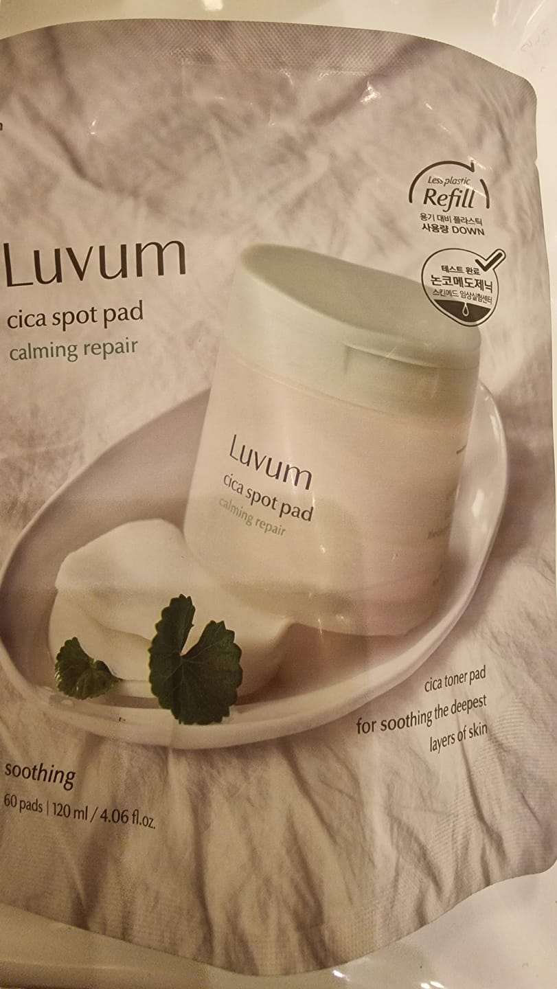 Customer photo review of Luvum Cica Spot Pad (60stk) - Tonerpads REFILL