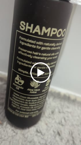 Customer video review of Shampoo