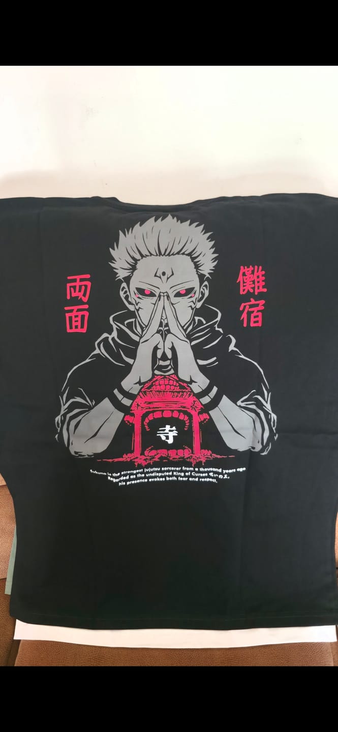 Customer photo review of Camisa Sukuna - Jujutsu Kaisen