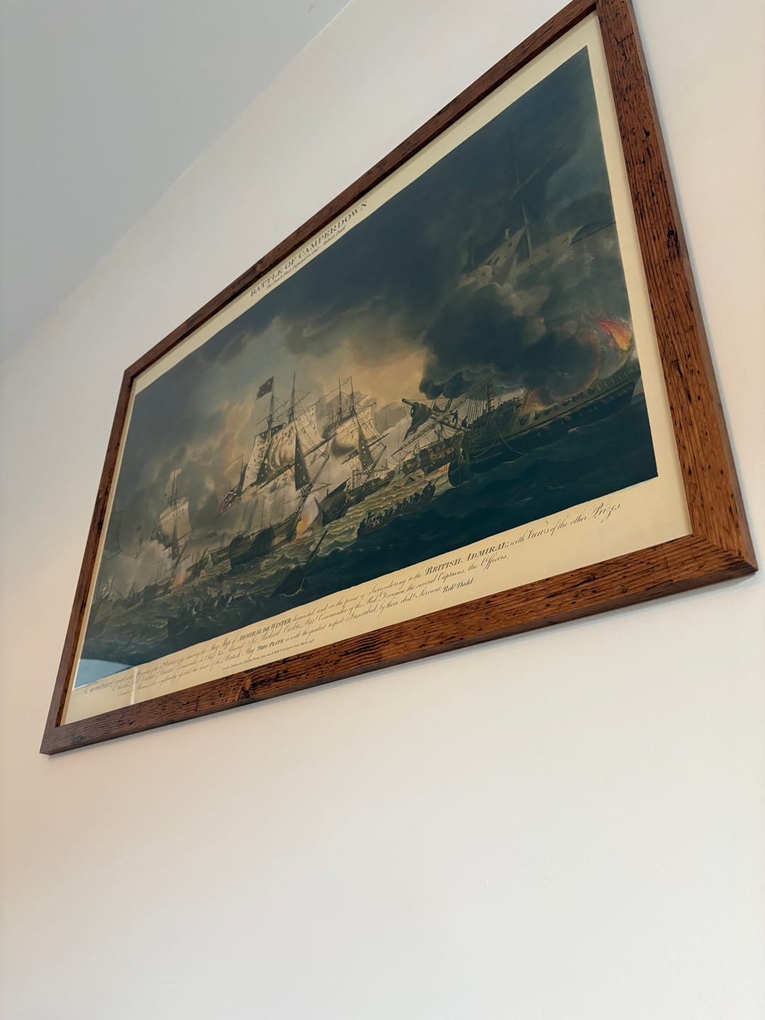 Customer photo review of Battle of Camperdown: The Dutch Fleet Defeated in 1797, by Robert Dodd
