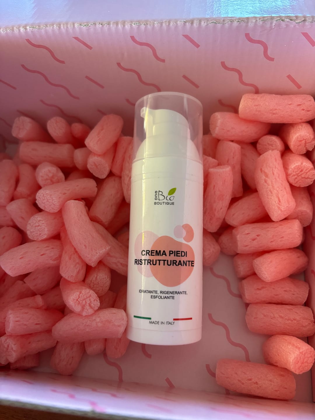 Customer photo review of Crema Piedi Ristrutturante