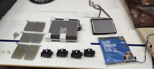 Customer photo review of 4th Gen Ram (09-19) Complete Repair Kit  (Single Zone only) Blend Door USA