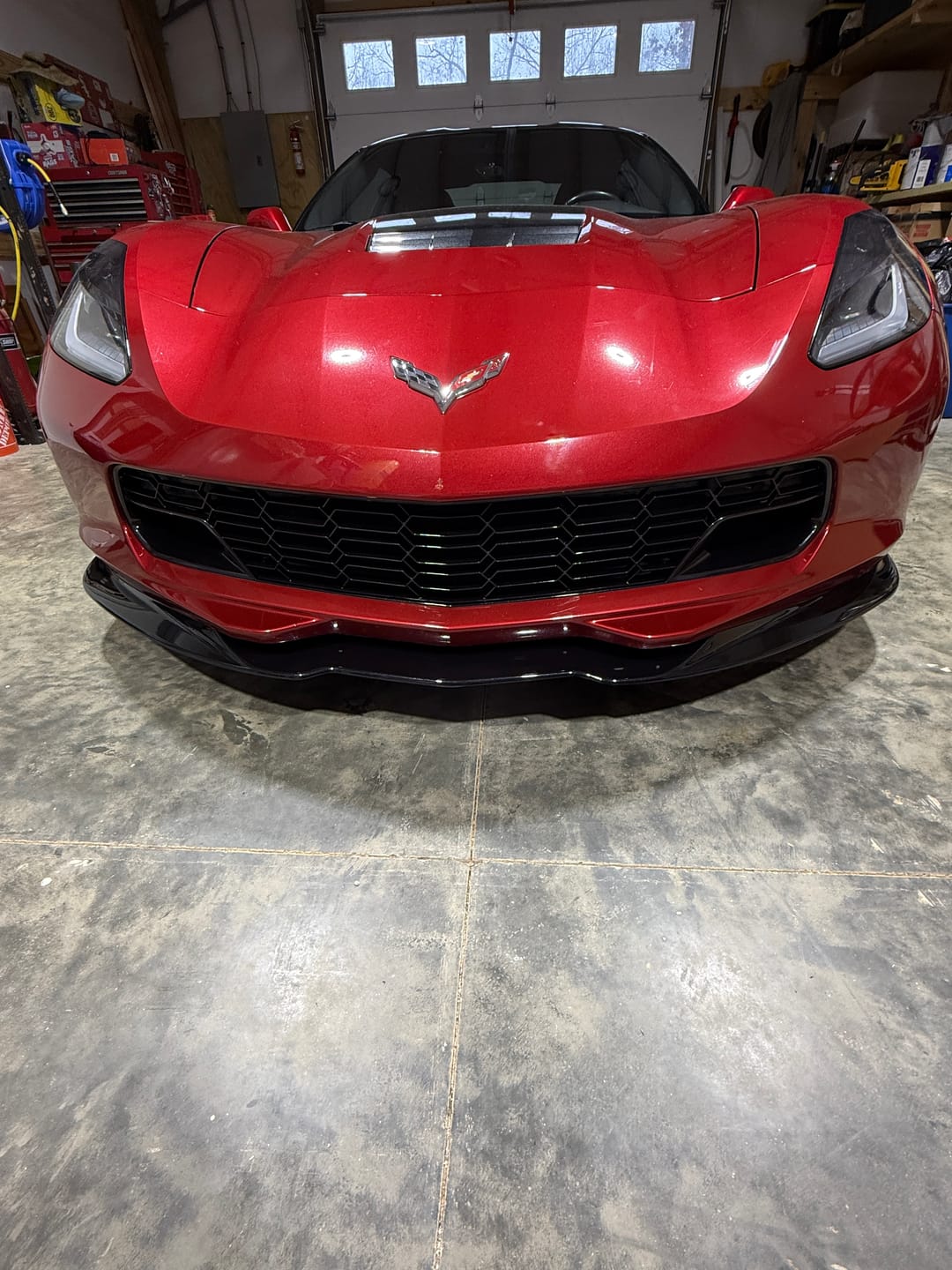 Customer photo review of Corvette C7 Stingray EOS Preformance Package Front Splitter
