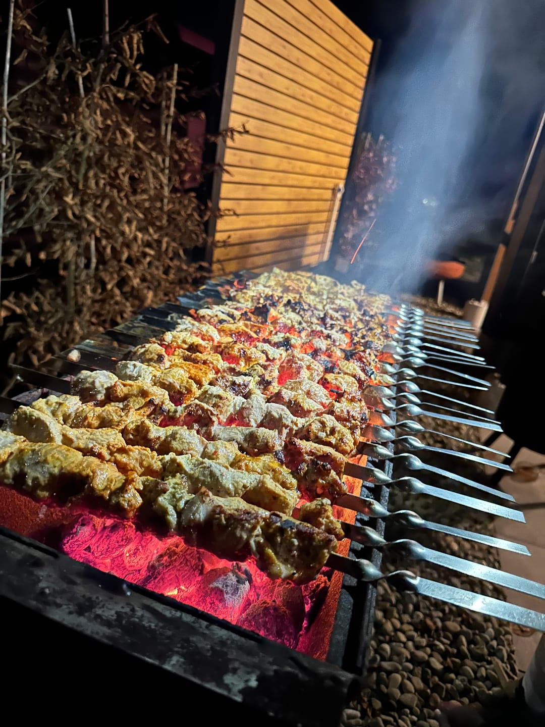 Customer photo review of Schweine-Schaschlik Klassiker – mit Zwiebeln, Pfeffer & Essig | mySchaschlik