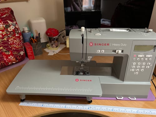 Customer photo review of Extension Table for Singer Heavy Duty 6000 series - Grey colour - HD6605 HD6705 HD6805