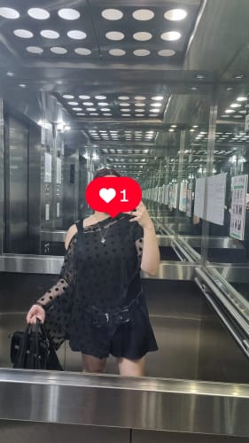 Customer photo review of TOP BOLERO LUNARES NEGRO