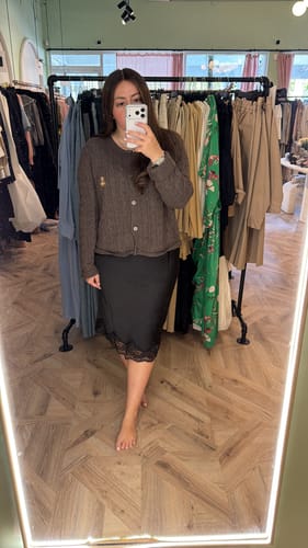 Customer photo review of Brown Bear Cardigan