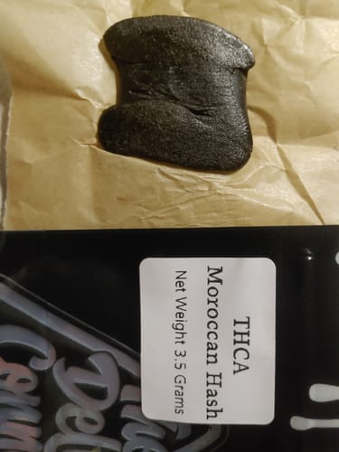 Customer photo review of THCA Moroccan Hash