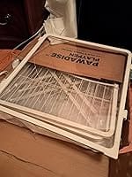 Customer photo review of FXW Pawadise Acrylic & Wire Mesh Indoor Dog Playpen