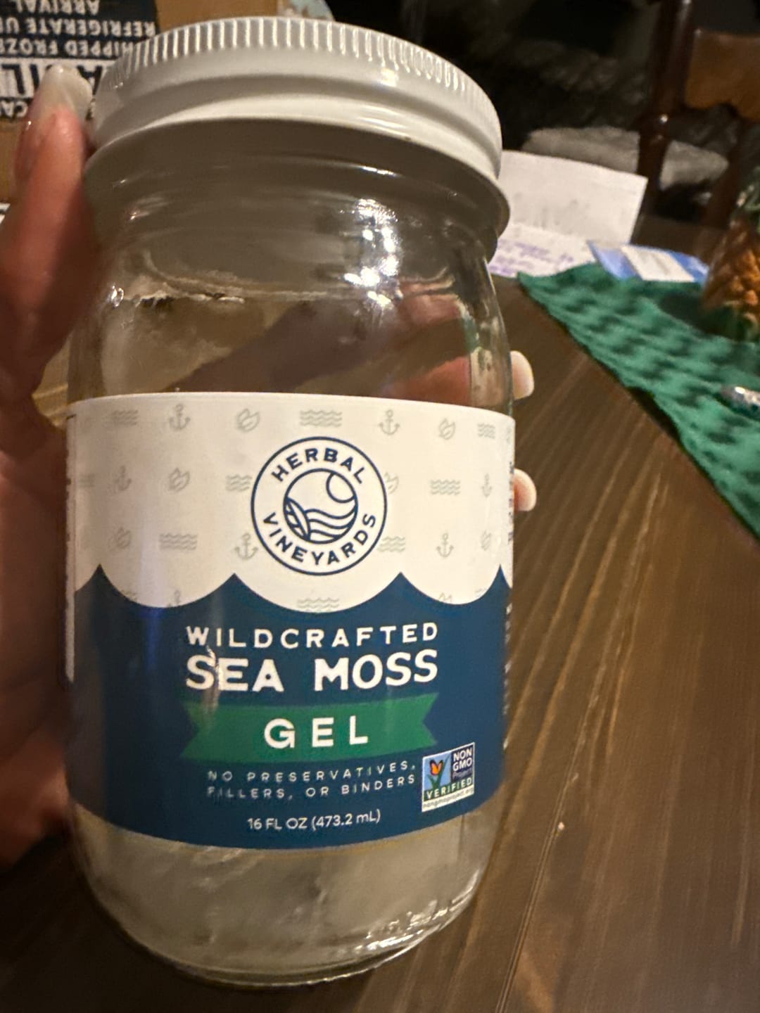 Customer photo review of EXCLUSIVE GOLD SEA MOSS GEL
