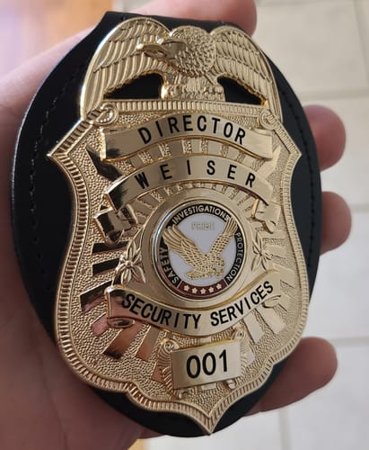 Customer photo review of Customizable Badge BA25