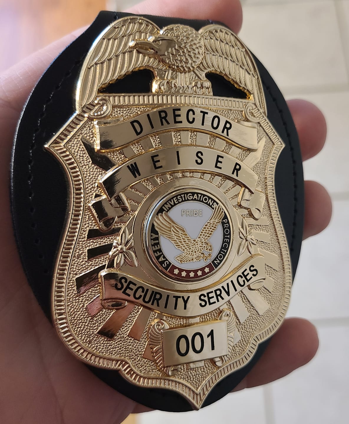 Customer photo review of Customizable Badge BA25