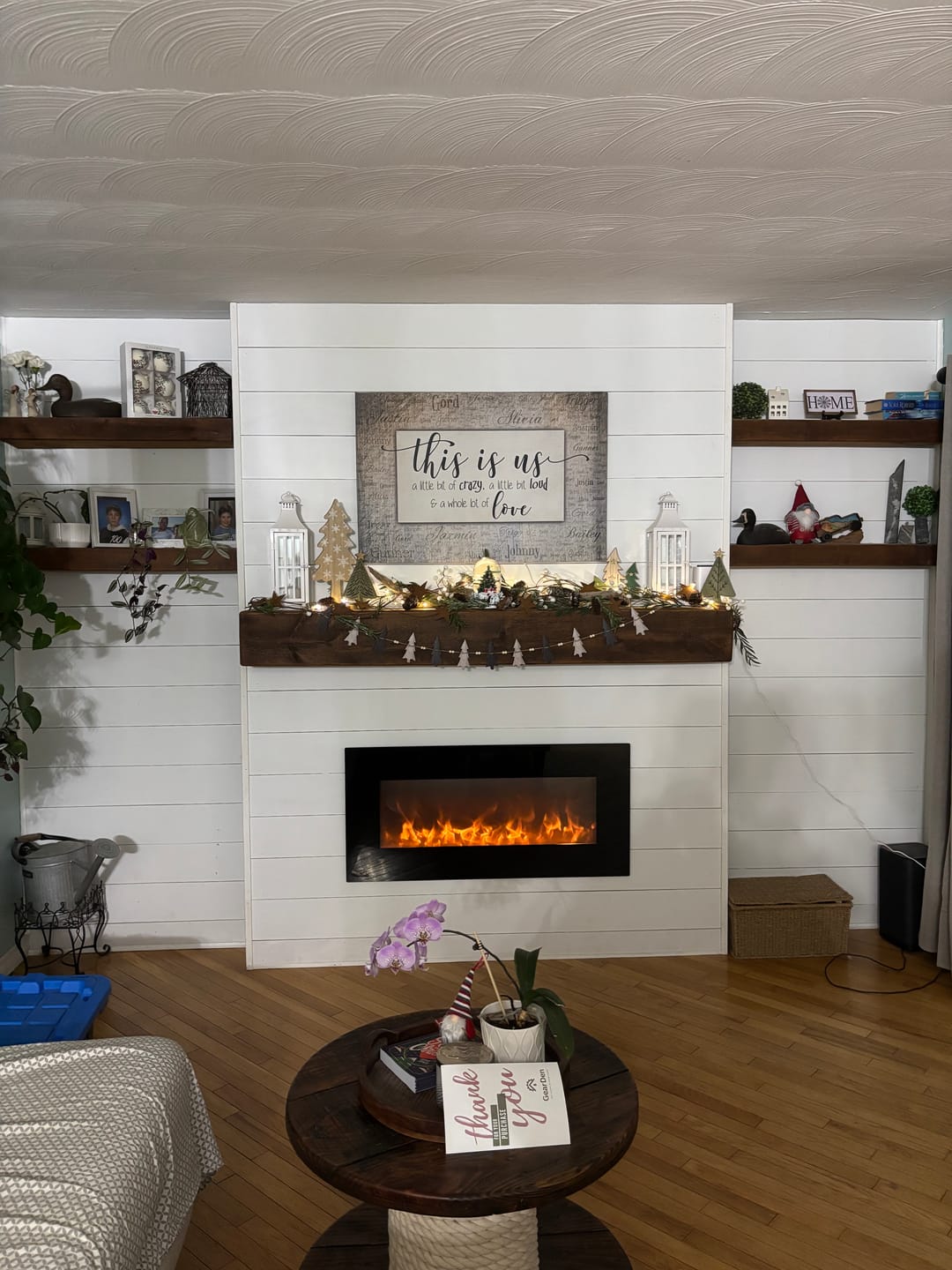 Customer photo review of Personalized "This Is Us" With Names on Background Premium Canvas