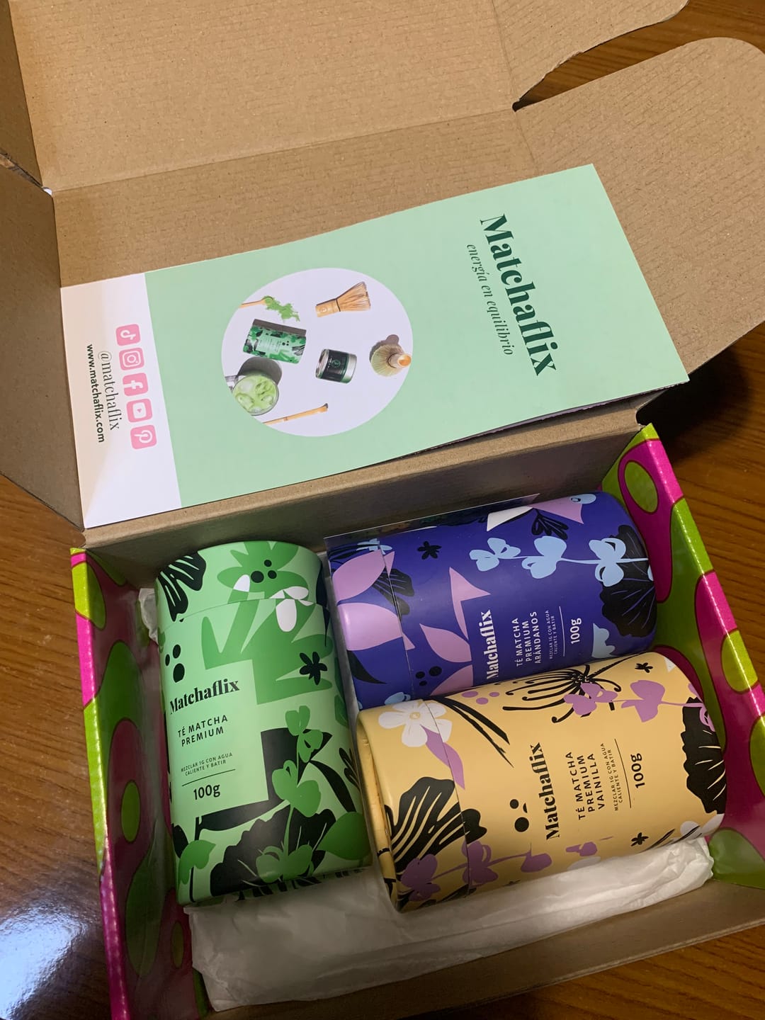 Customer photo review of Té Matcha Premium Arándanos