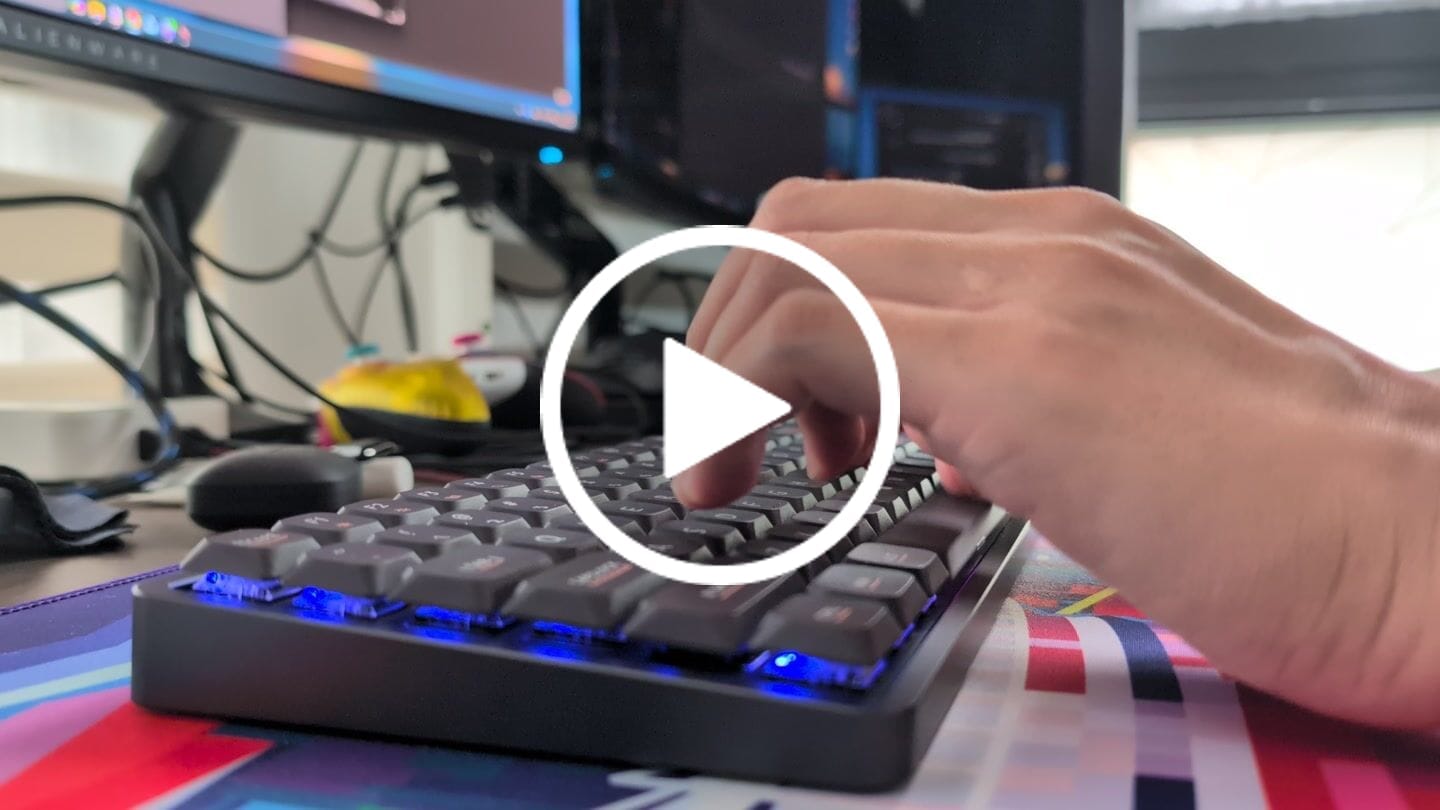 Customer video review of IQUNIX Magi75/96 Aluminum Low Profile Mechanical Keyboard