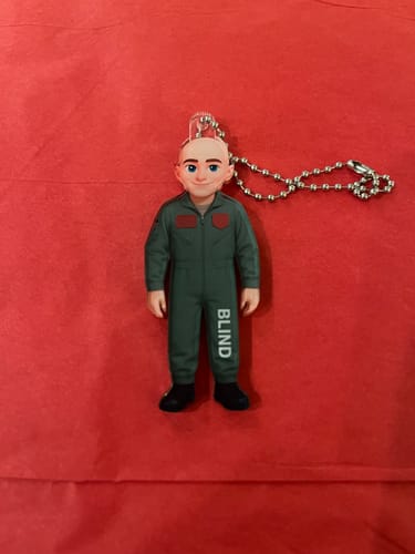Customer photo review of Military Action Figure - Personalized Acrylic Ornament