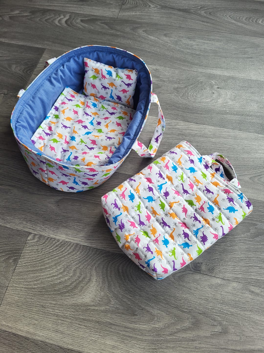Customer photo review of Mini Dinosaurs Polycotton Fabric