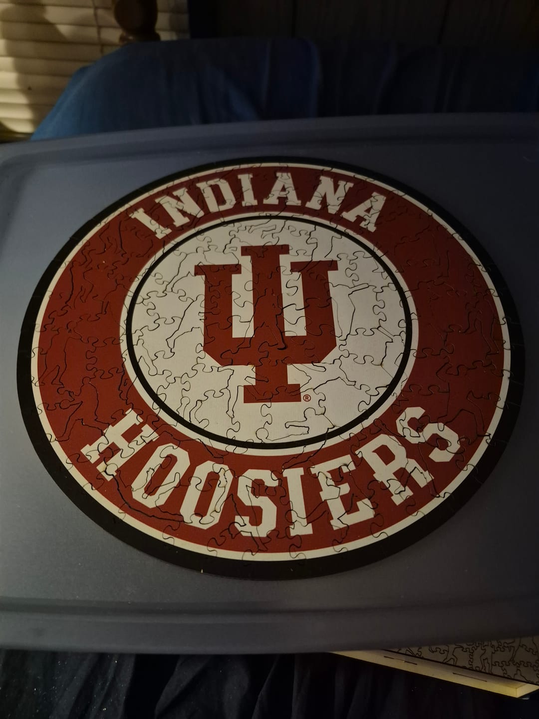 Customer photo review of Indiana University - Wooden Puzzle