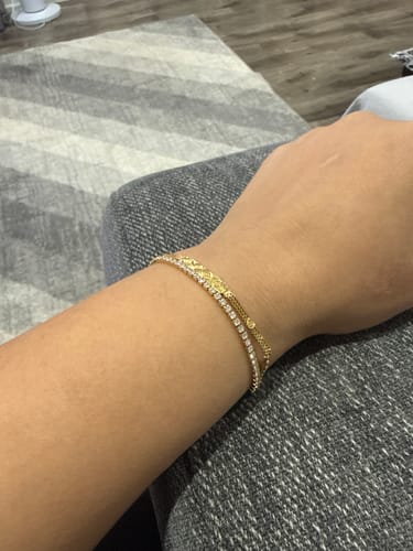 Customer photo review of Specialty Perm Jewelry Chain