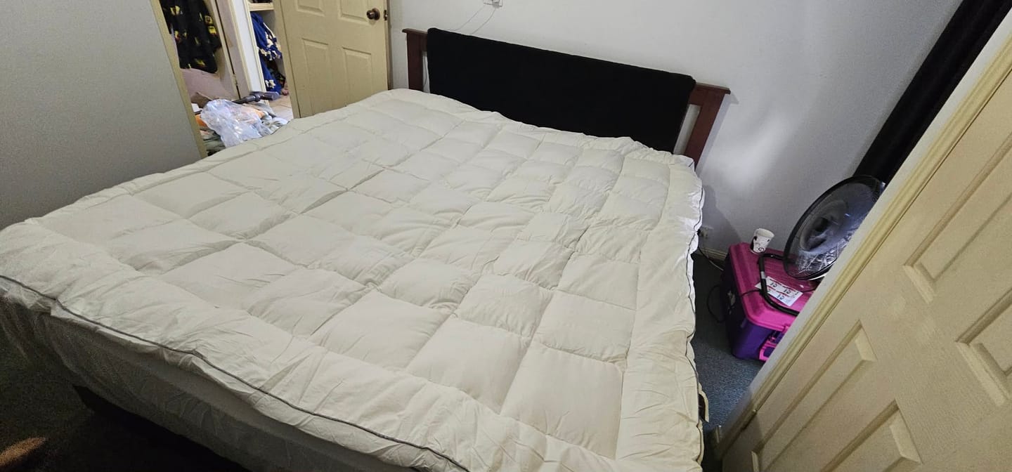 Customer photo review of Luxury Mattress Topper
