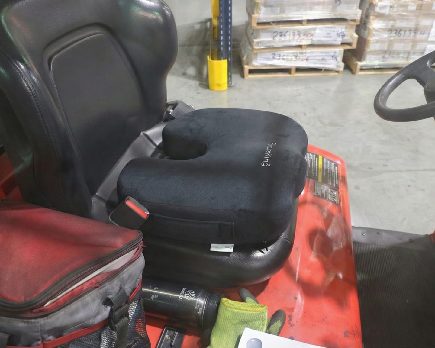 Customer photo review of Royal Gel Seat Cushion