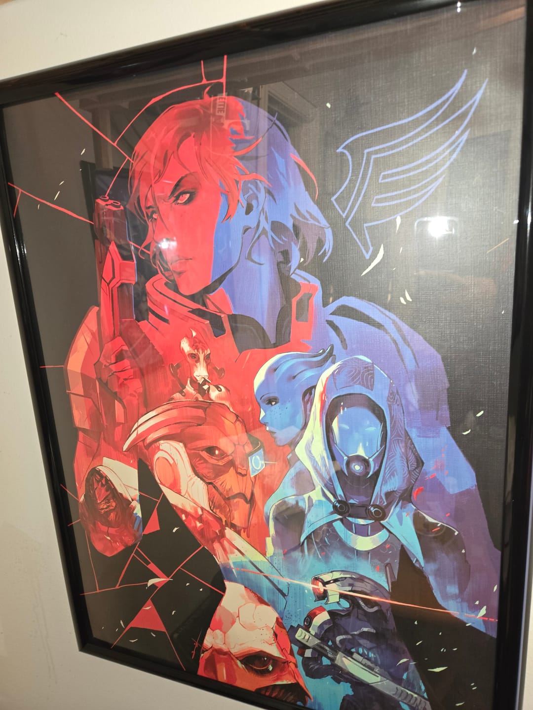 Customer photo review of Mass Effect - Limited Edition Shepard Legendary Art Print UNSIGNED