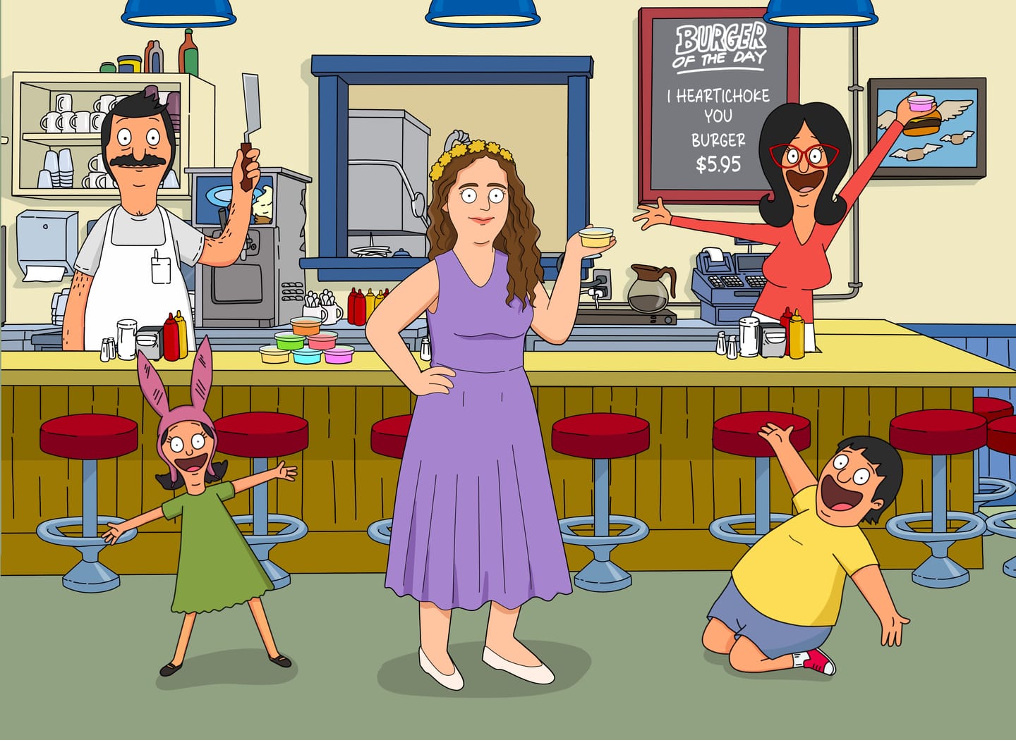 Customer photo review of 'Bob’s Burgers' Custom Portrait
