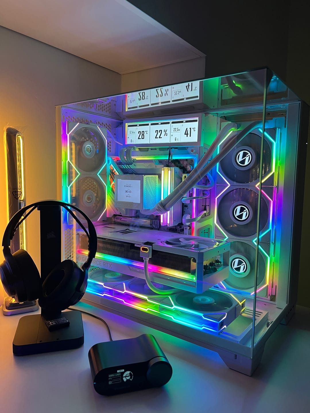 Customer photo review of AsiaHorse Hydrus ARGB PSU Uzatma Kablosu